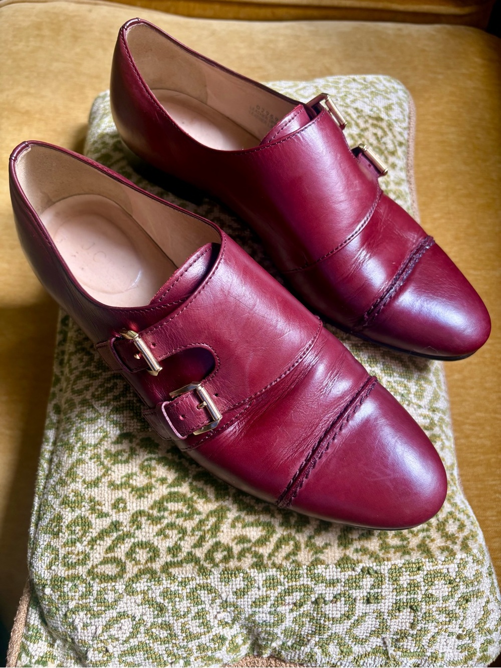 J Crew Collection Double Monk Strap Loafers